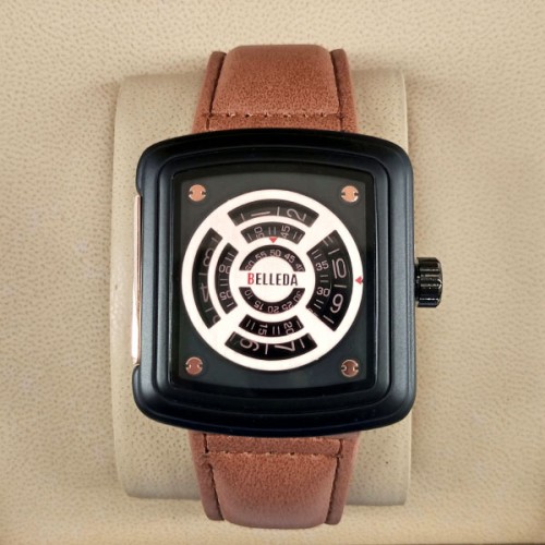 belleda-b9290-original-watch-leather-strap-dial-black-gold-color
