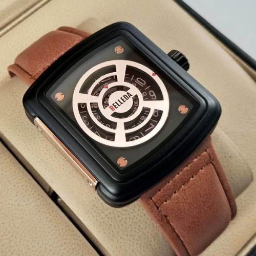 belleda-b9290-original-watch-leather-strap-dial-black-gold-color